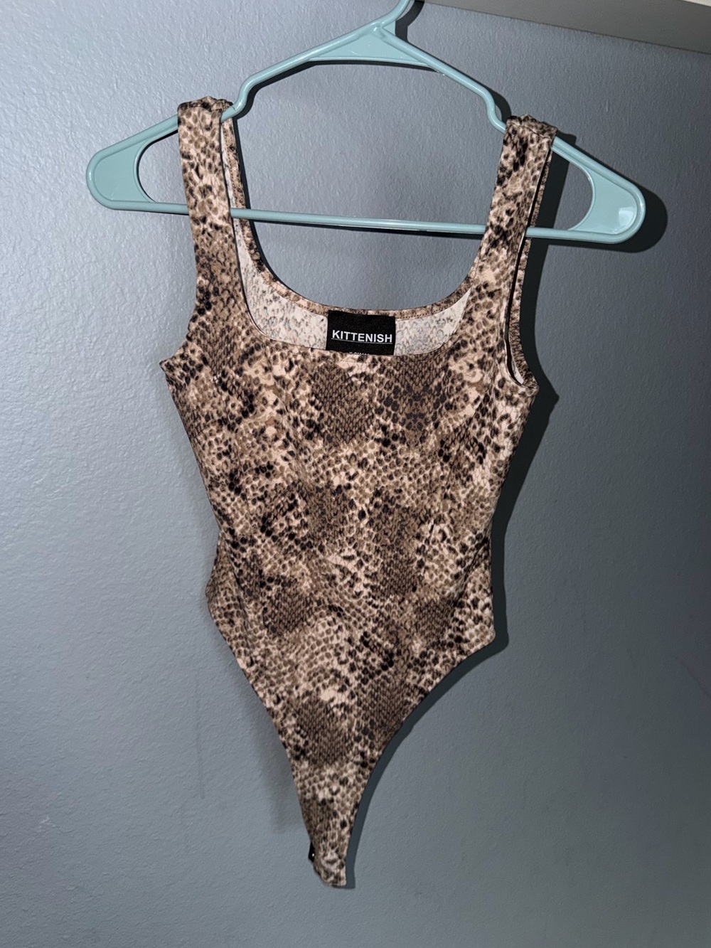 Kittenish Snake Skin Bodysuit